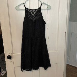 lace black dress